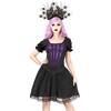 Sinister - 1180 Robe courte - Noir/Violet Product image